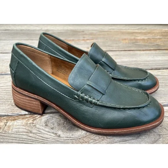 Kork-Ease Kya Women's 6M Heeled Loafers Shoes - Green - Picture 2 of 14